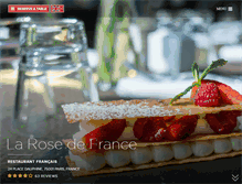 Tablet Screenshot of larosedefrance.com